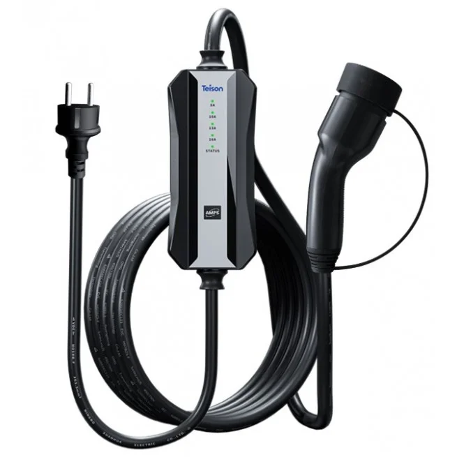 Carregador veículo elétrico portatil mini 35kw plug and play