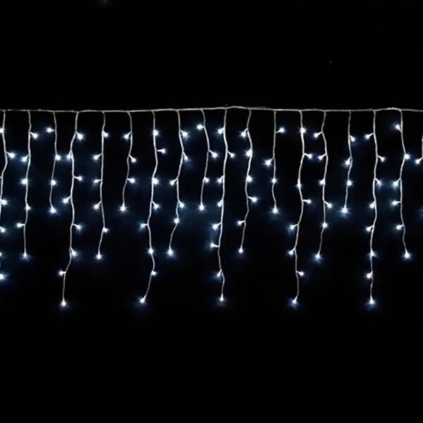 Cascata 3m em LED com 8 funções | Extensível – branco quente e branco frio | 110v